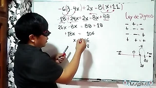 64 Matemática Sexual ¿ División Erótica que sale anal ? Japan 3d