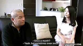 Milf Kana Aizawa fucks her s.’s friend